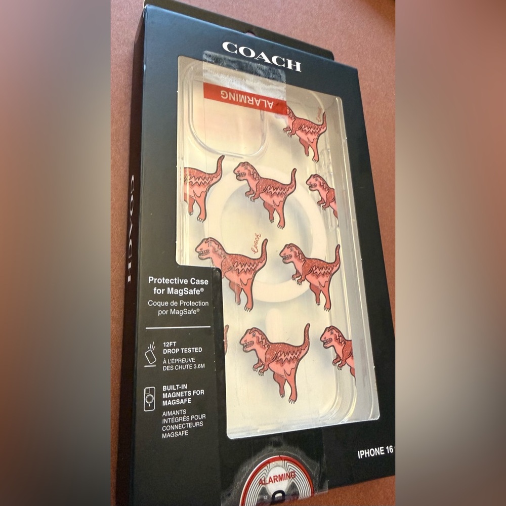 Coach Dinosaur Phone Case